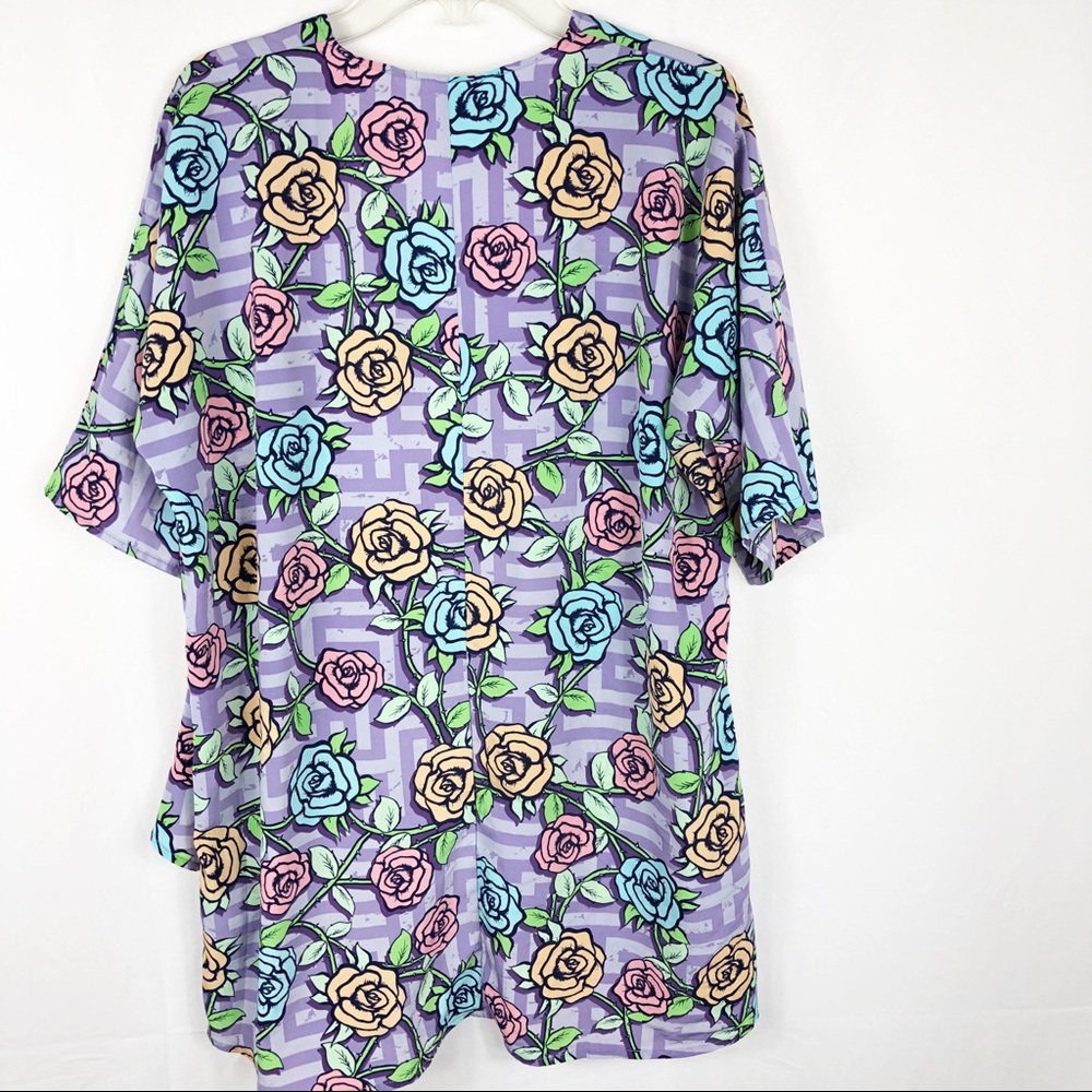 LuLuRoe | Girls Bianka Kimono Size 3 - Picture 3 of 5